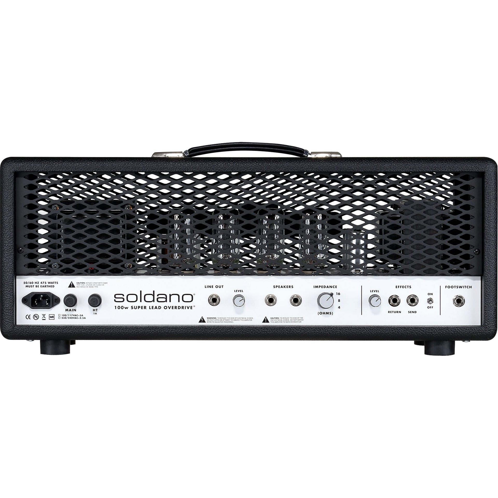 Soldano SLO-100 Super Lead Overdrive 100-watt Tube Head - Metal Grille