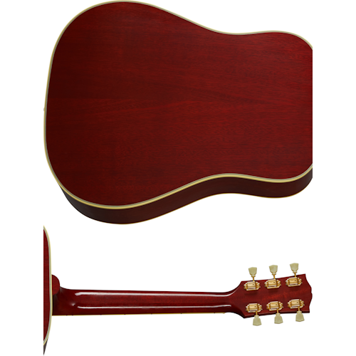 Gibson 1960 Hummingbird, Adj Saddle, Heritage Cherry Sunburst