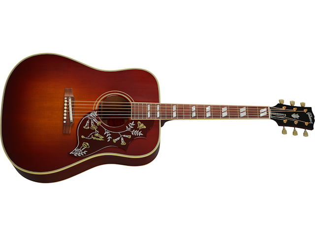 Gibson 1960 Hummingbird, Adj Saddle, Heritage Cherry Sunburst