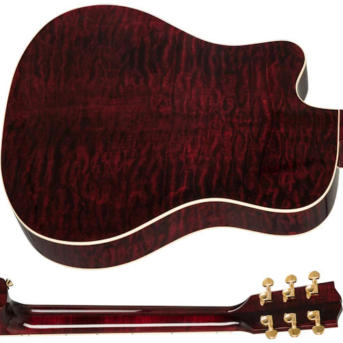 Gibson Songwriter Chroma - Quilt Maple, Black Cherry