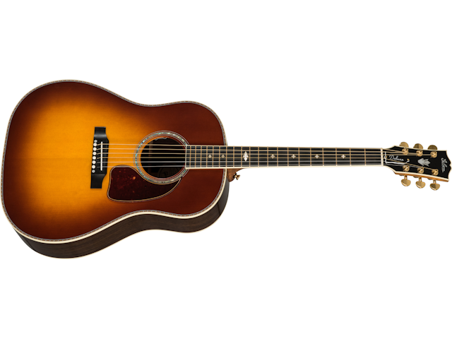 Gibson Custom J-45 Deluxe Rosewood, Left-Handed, Rosewood Burst
