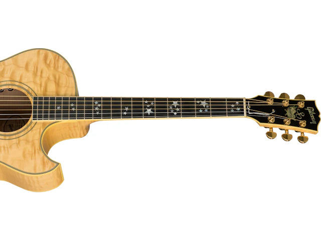 Gibson 30th Anniversary Starburst, Transparent Amber (Gibson Hardshell Case Included), Triple Antique