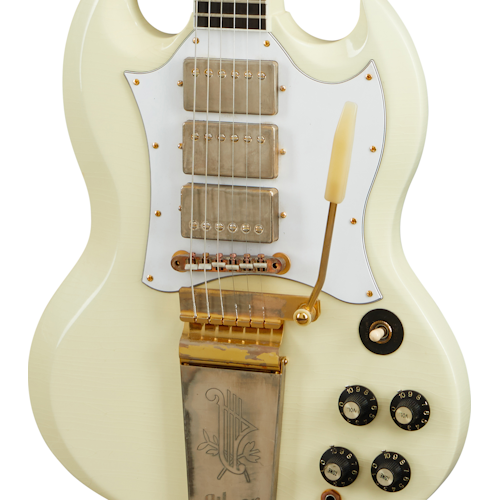 Gibson Custom Jimi Hendrix 1967 SG Custom, Aged Polaris White