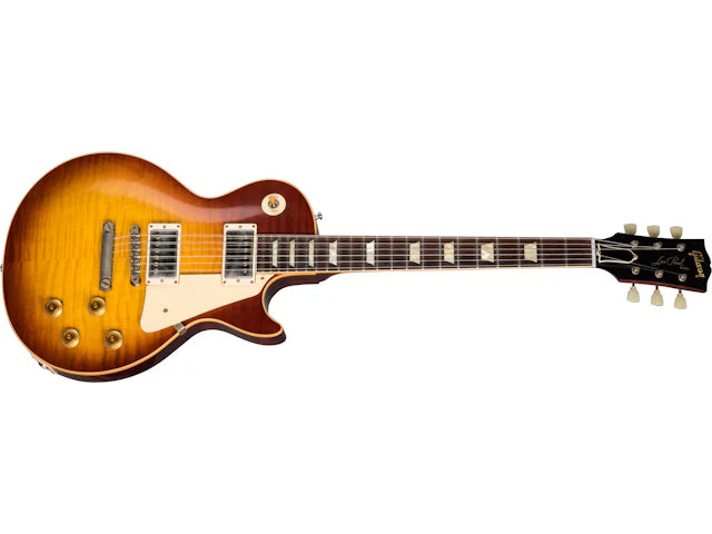 Gibson Custom 60th Anniversary 1959 Les Paul Standard, Cherry Teaburst (Brown/Pink Lifton Reissue 5-Latch Case Included)