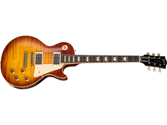 Gibson Custom 60th Anniversary 1959 Les Paul Standard, Sunrise Teaburst (Brown/Pink Lifton Reissue 5-Latch Case Included)