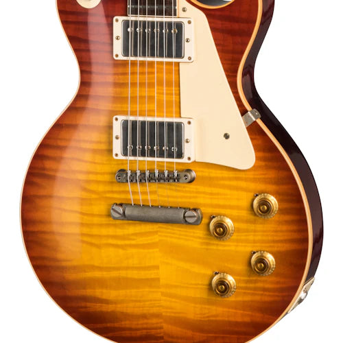 Gibson Custom 60th Anniversary 1959 Les Paul Standard, Sunrise Teaburst (Brown/Pink Lifton Reissue 5-Latch Case Included)