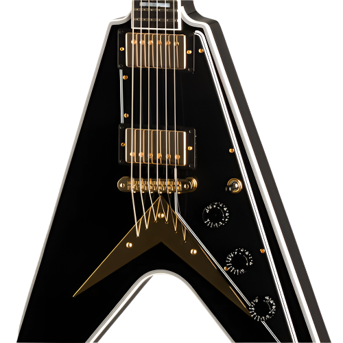Gibson Custom Flying V Custom, Ebony, Gloss