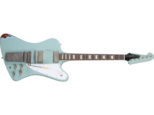 Gibson Custom 1963 Firebird V with Maestro Vibrola, Heavy Aged, Antique Frost Blue
