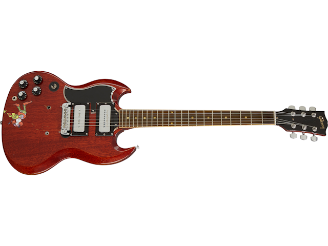 Gibson Custom Tony Iommi "Monkey" 1964 SG Special Replica, Left-Handed Aged / Signed, Left-Handed Aged/Signed