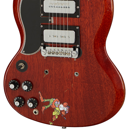 Gibson Custom Tony Iommi "Monkey" 1964 SG Special Replica, Left-Handed Aged / Signed, Left-Handed Aged/Signed