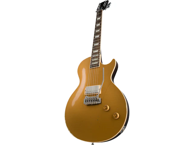 Gibson Custom Joe Perry "Gold Rush" Les Paul Axcess - Signed, Aged Antique Gold (Aged Brown/Pink Reissue 5-Latch Case Included), Signed/Aged Antique Gold
