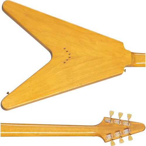 Gibson Custom 58 Korina Flying V Brazilian Rosewood Fingerboard, Aged Natural