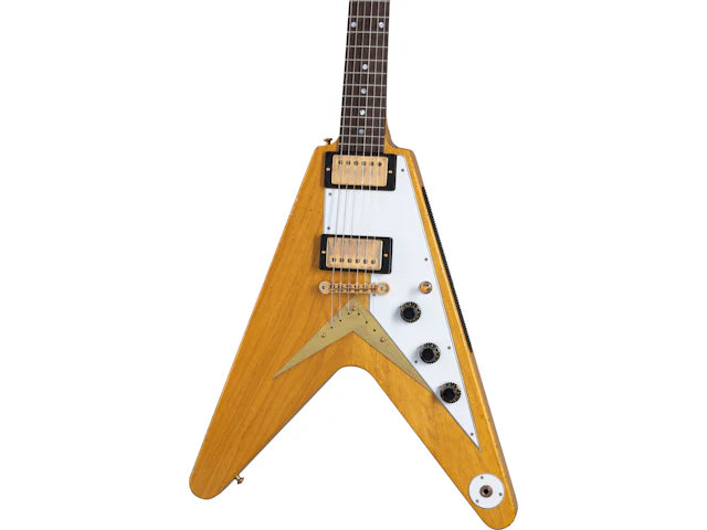 Gibson Custom 58 Korina Flying V Brazilian Rosewood Fingerboard, Aged Natural