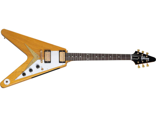 Gibson Custom 58 Korina Flying V Brazilian Rosewood Fingerboard, Aged Natural