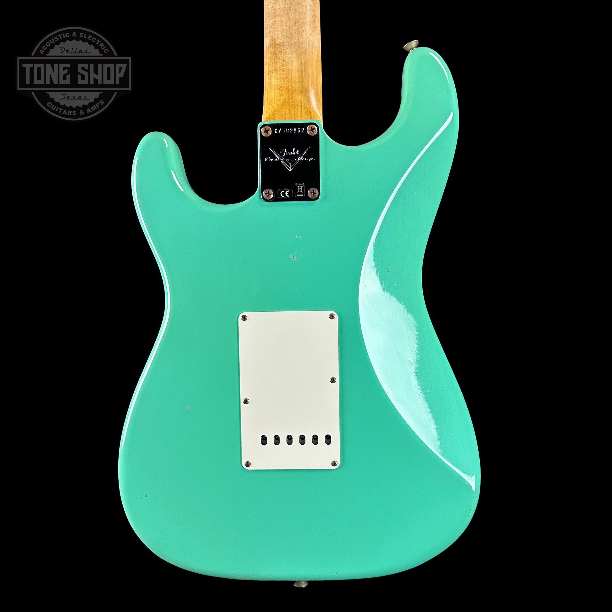 Fender Custom Shop Time Machine '59 Strat Rw Journeyman Relic Super Faded Aged Sea Foam Green w/case