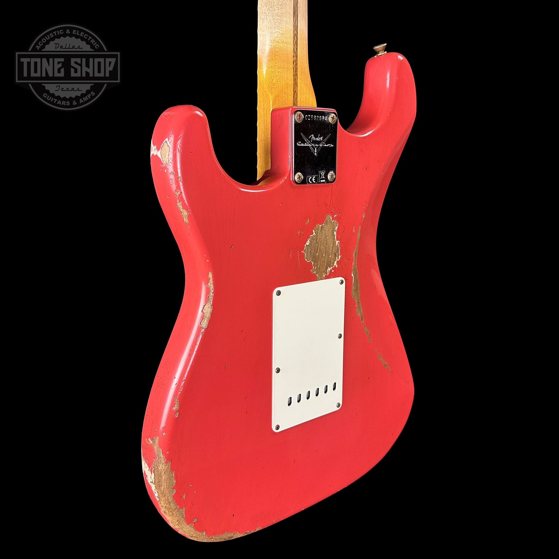Fender Custom Shop Time Machine '57 Strat Heavy Relic Aged Fiesta Red w/case CZ582894