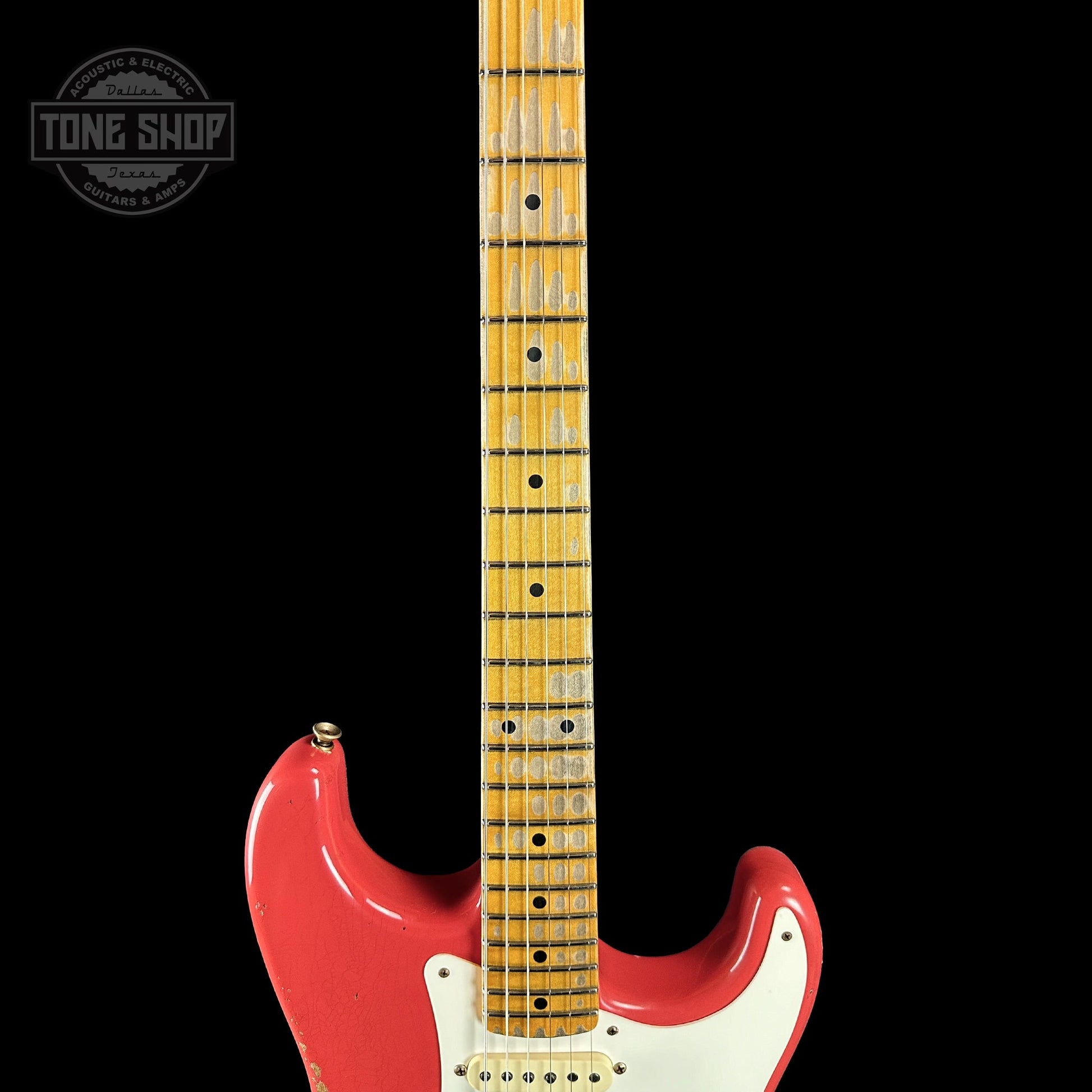 Fender Custom Shop Time Machine '57 Strat Heavy Relic Aged Fiesta Red w/case CZ582894