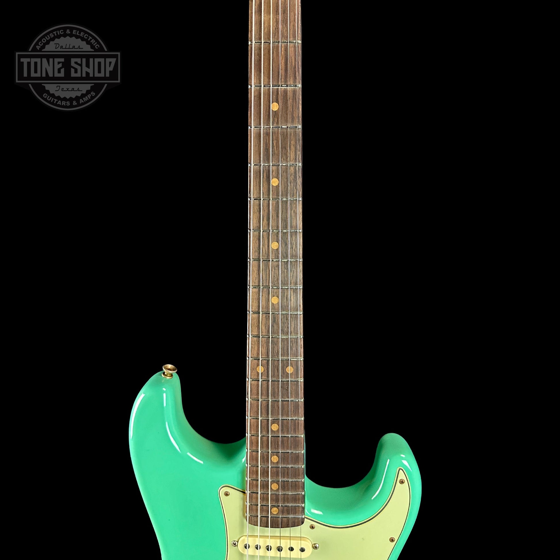 Fender Custom Shop Time Machine '59 Strat Rw Journeyman Relic Super Faded Aged Sea Foam Green w/case