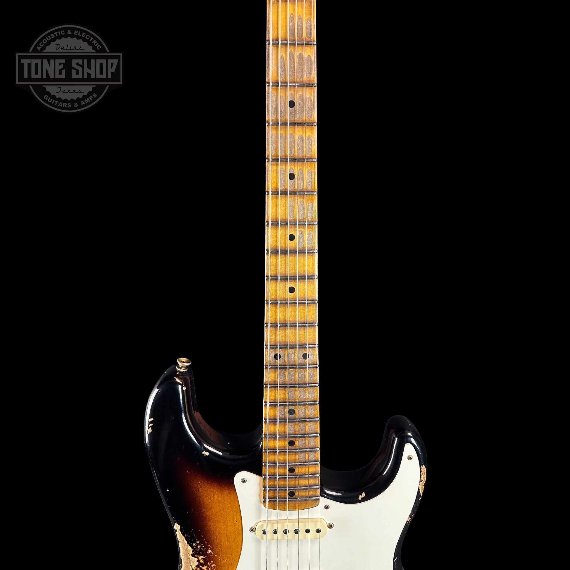 Fender Custom Shop Time Machine '57 Strat Heavy Relic Faded Aged 2 Color Sunburst w/case