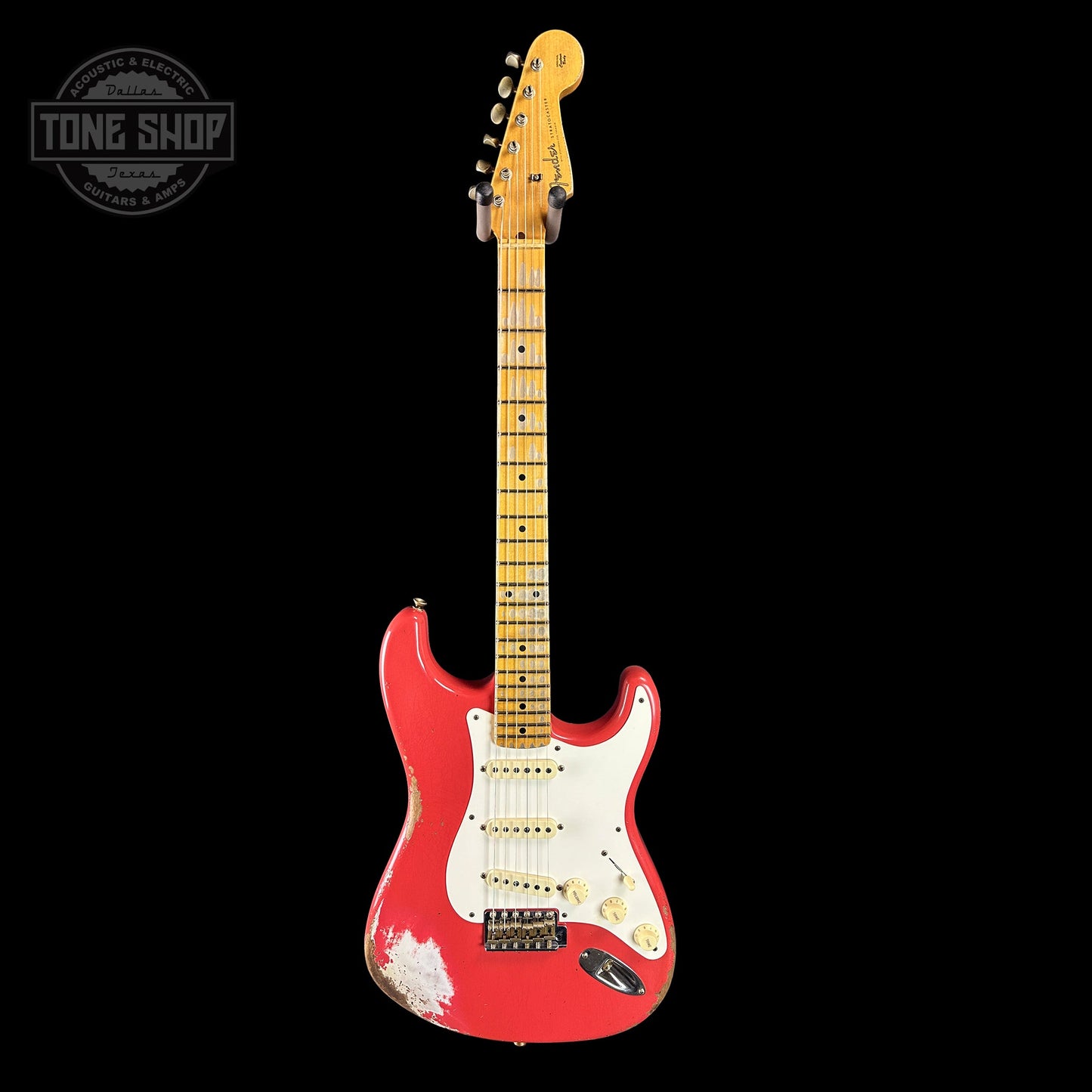 Fender Custom Shop Time Machine '57 Strat Heavy Relic Aged Fiesta Red w/case CZ582894