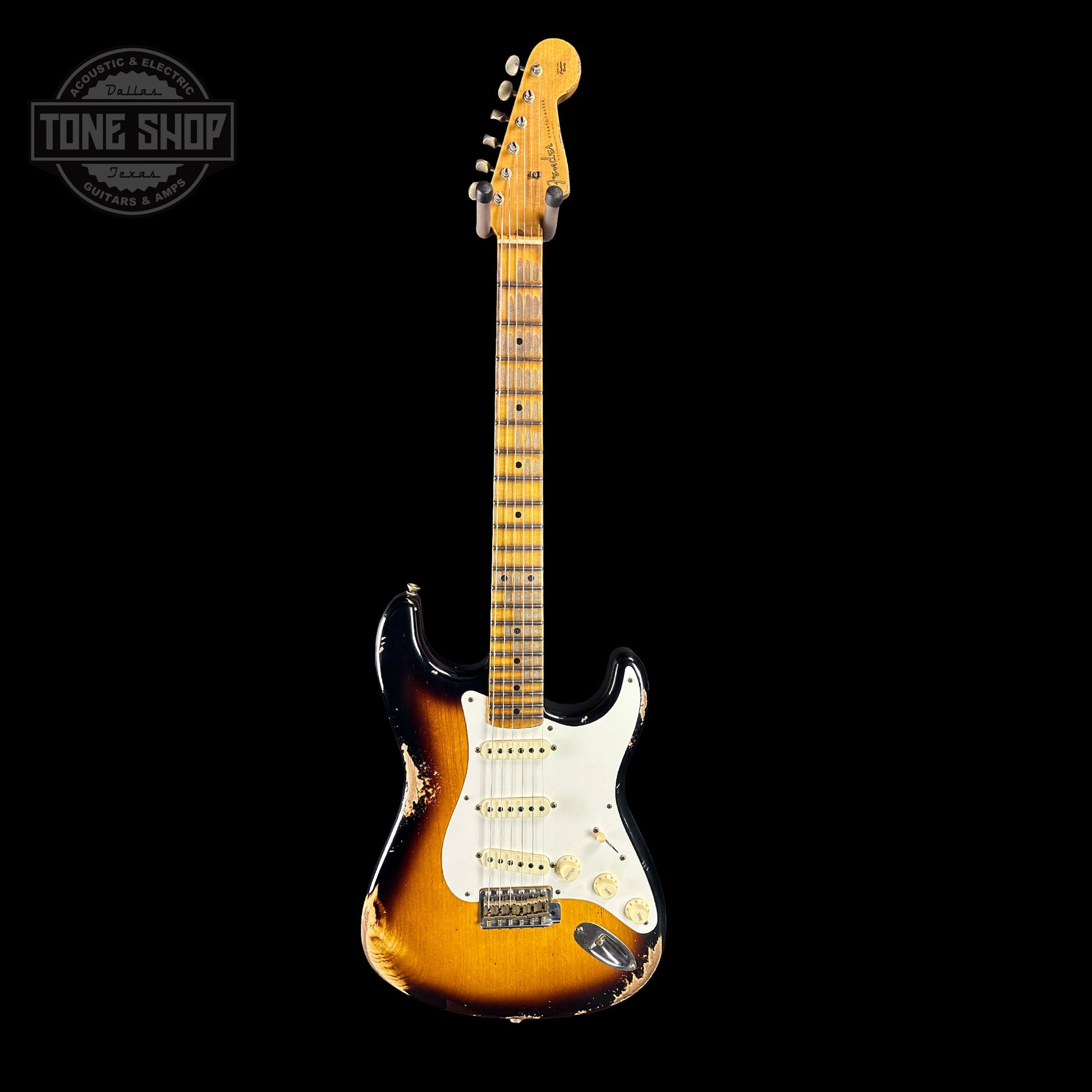 Fender Custom Shop Time Machine '57 Strat Heavy Relic Faded Aged 2 Color Sunburst w/case