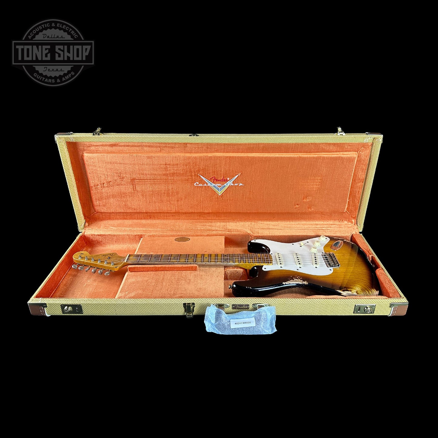 Fender Custom Shop Time Machine '57 Strat Heavy Relic Faded Aged 2 Color Sunburst w/case