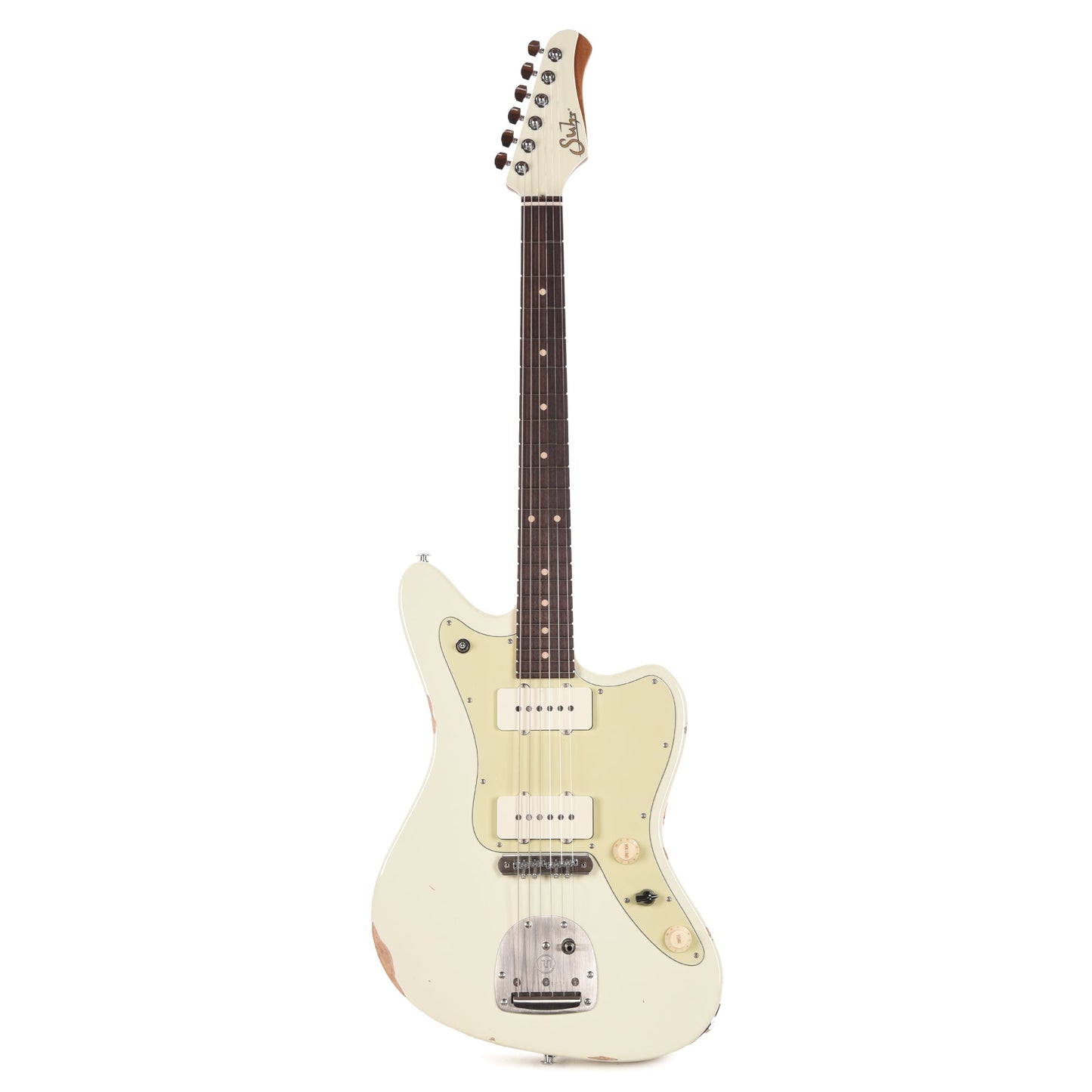Suhr Classic JM Antique LE Olympic White w/Mastery Vibrato