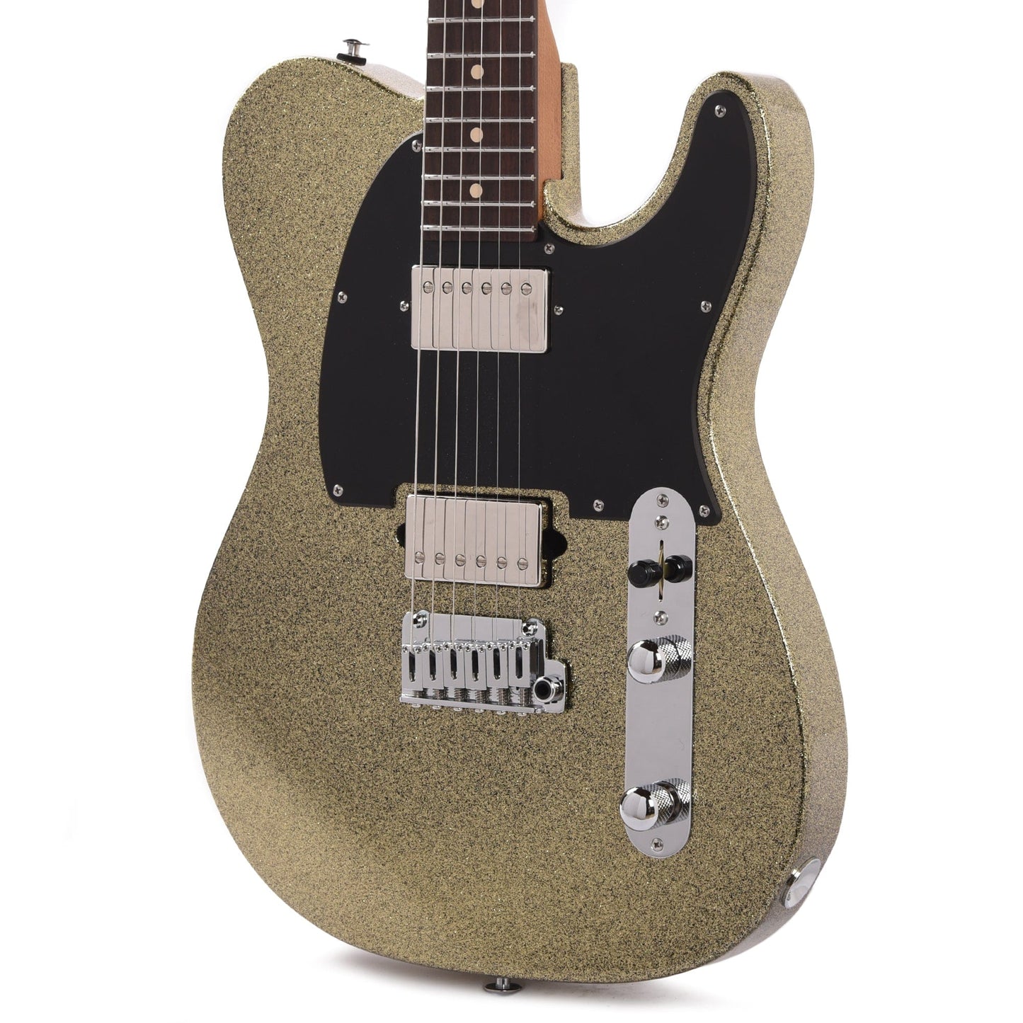 Suhr Custom Classic T Paulownia HH Gold Sparkle w/Roasted Neck & Rosewood Fingerboard