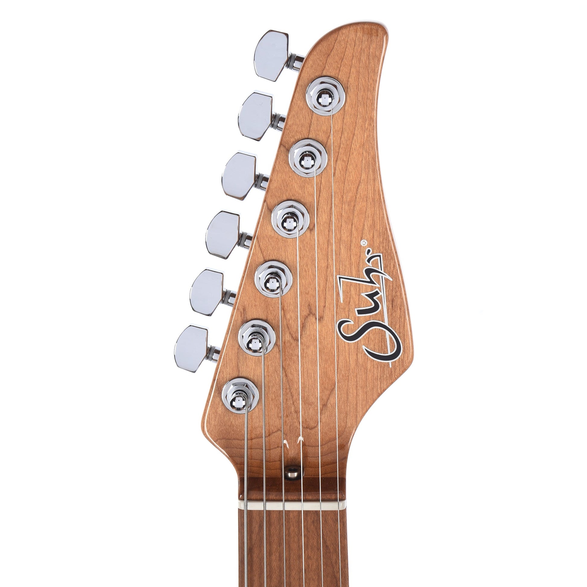 Suhr Custom Classic T Swamp Ash Trans Daphne Blue w/Roasted Maple Neck