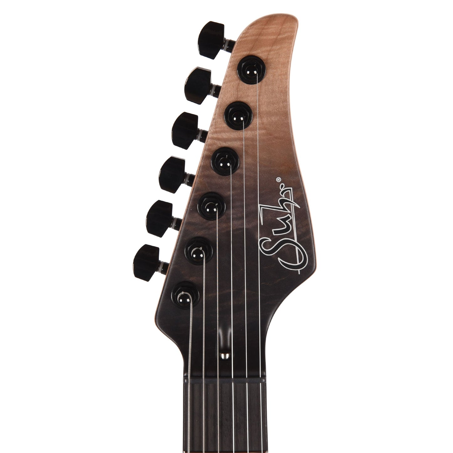 Suhr Custom Modern Black Gradient w/CME-Selected Burl Maple Top