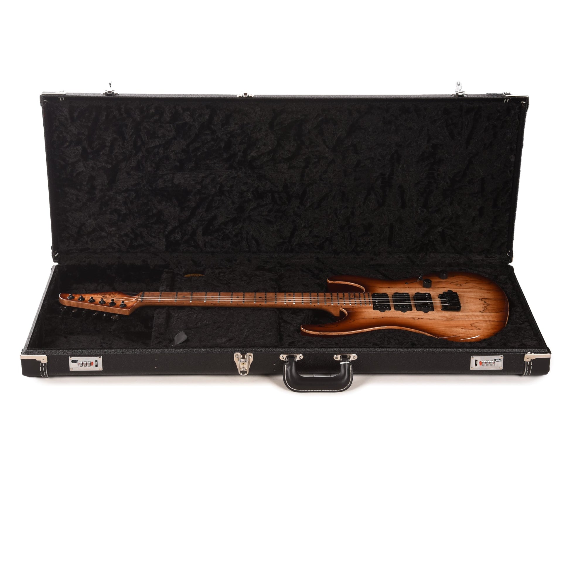 Suhr Custom Modern Brown Burst w/CME-Selected Spalt Maple Top