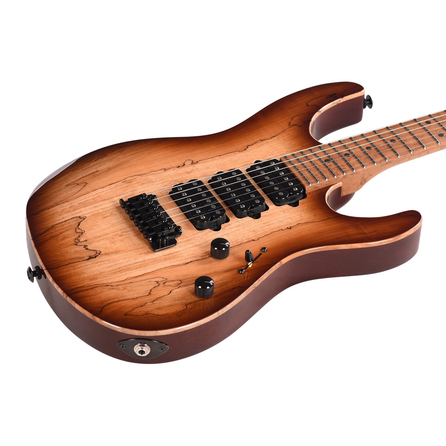 Suhr Custom Modern Brown Burst w/CME-Selected Spalt Maple Top