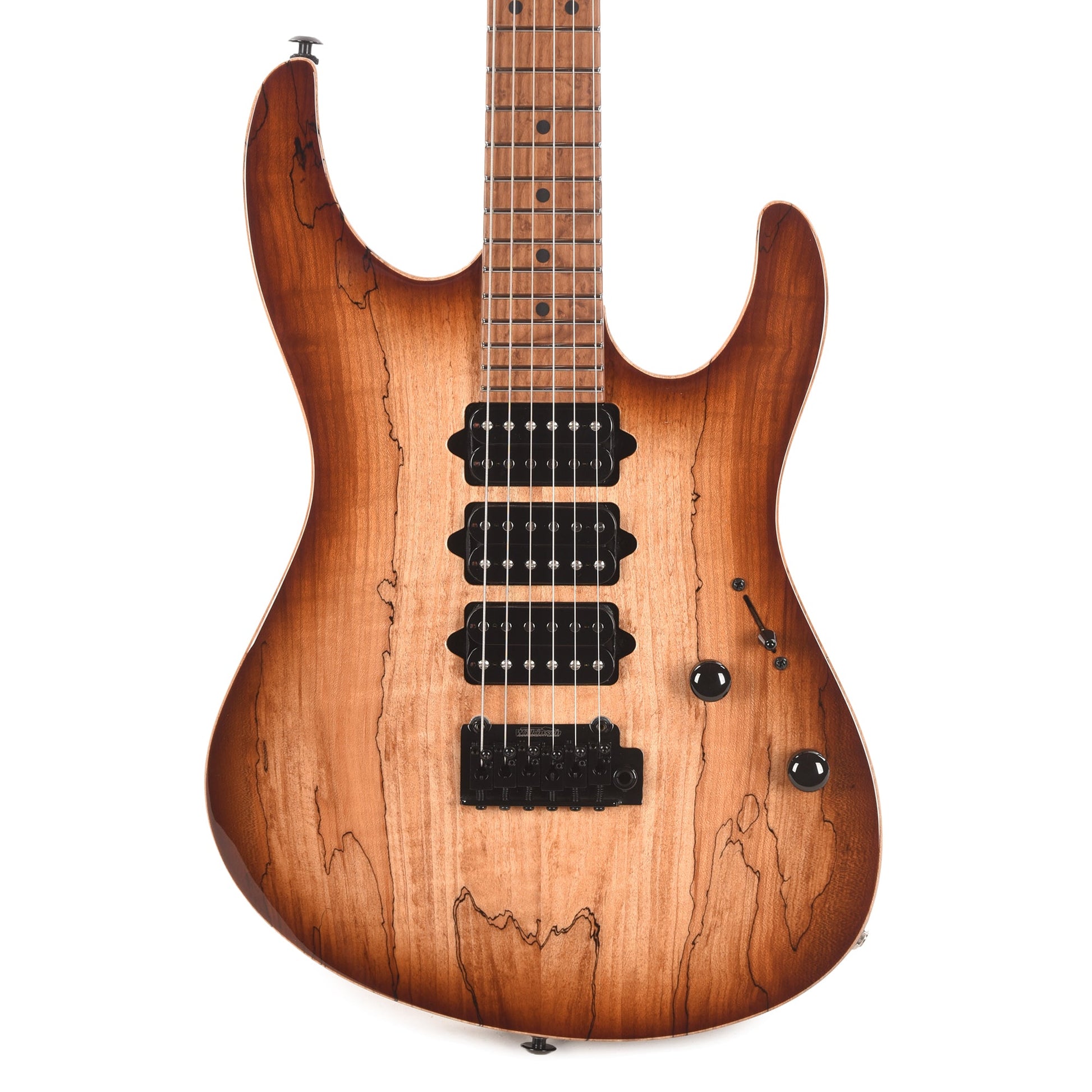 Suhr Custom Modern Brown Burst w/CME-Selected Spalt Maple Top