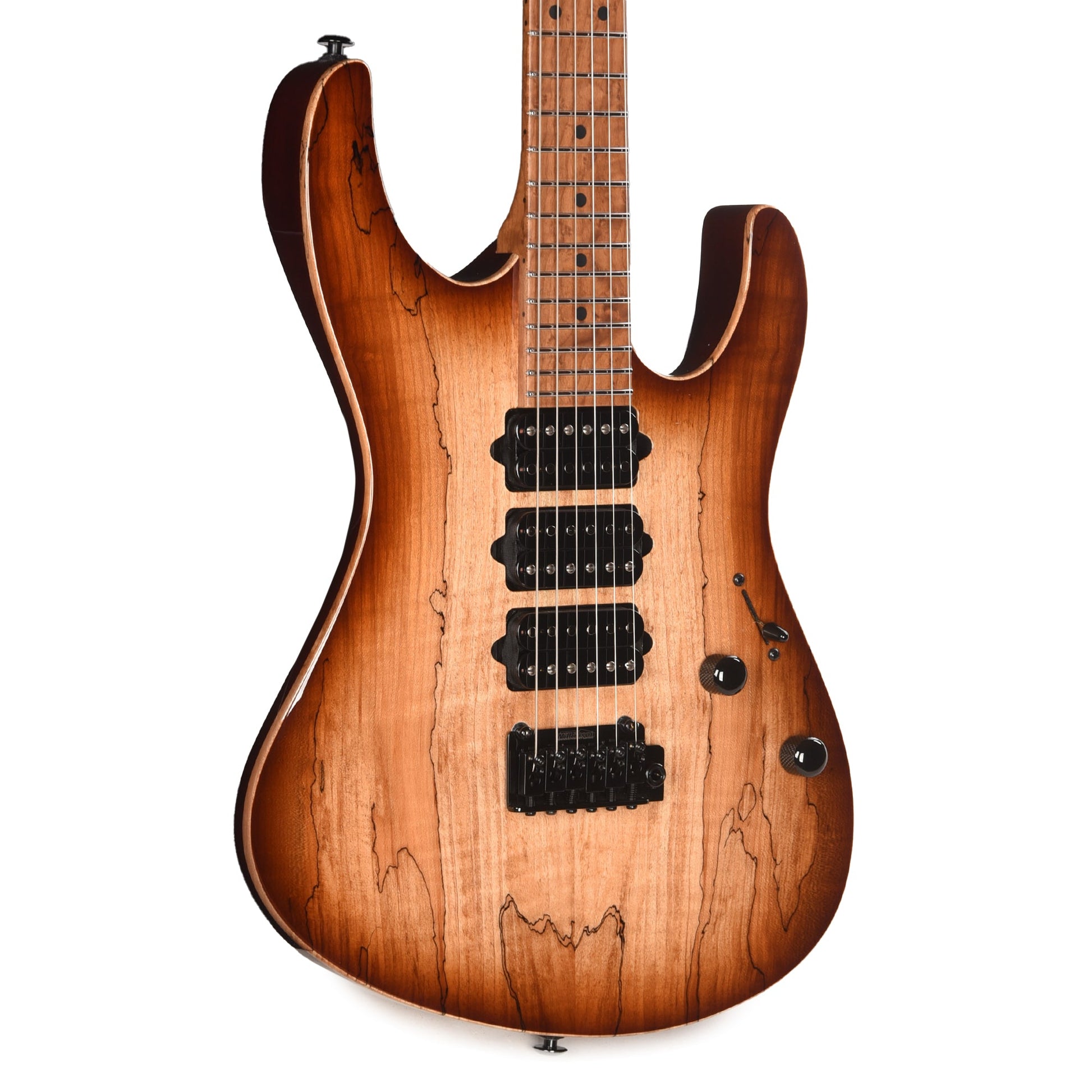 Suhr Custom Modern Brown Burst w/CME-Selected Spalt Maple Top