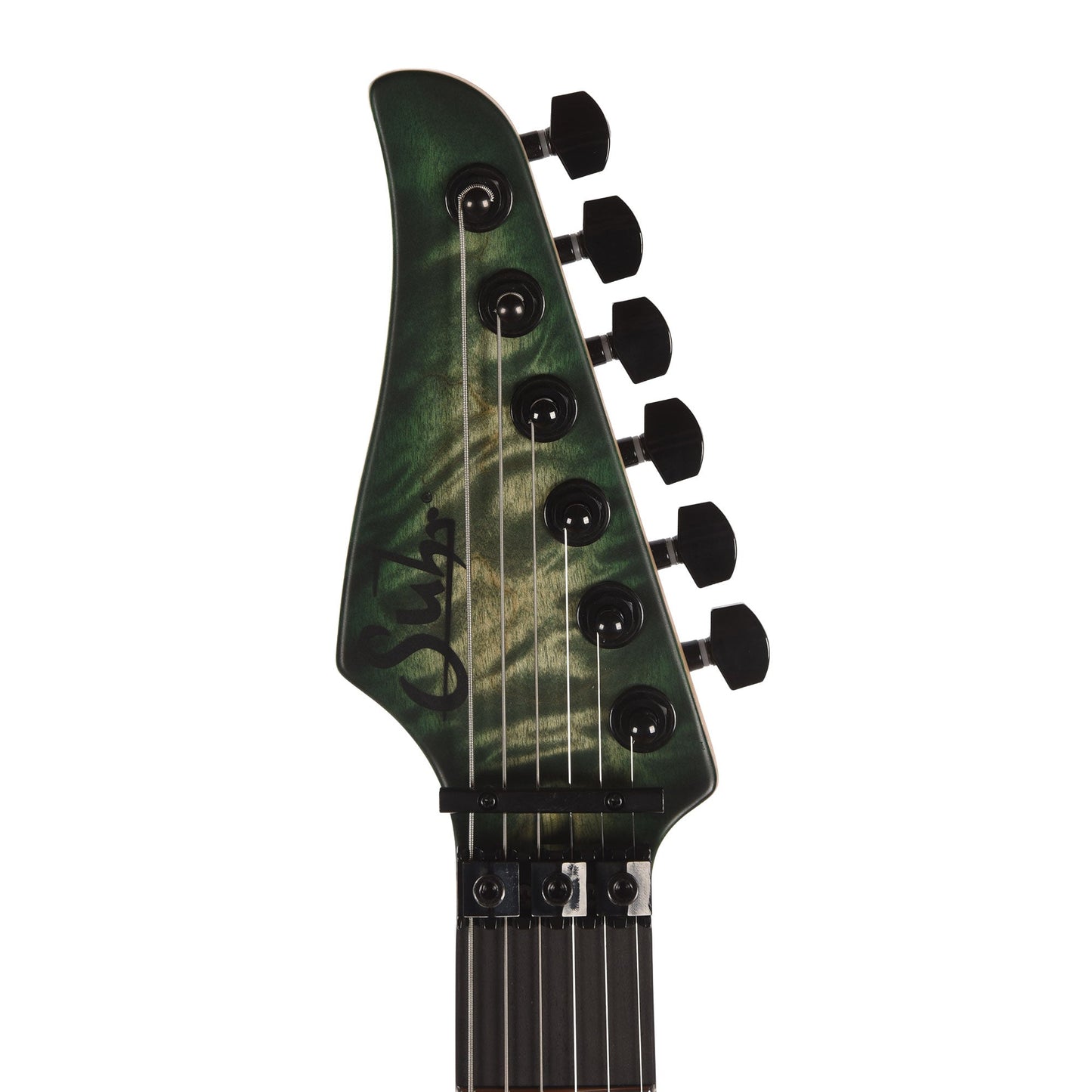 Suhr Custom Modern Faded Trans Green Burst w/CME-Selected Quilt Maple Top
