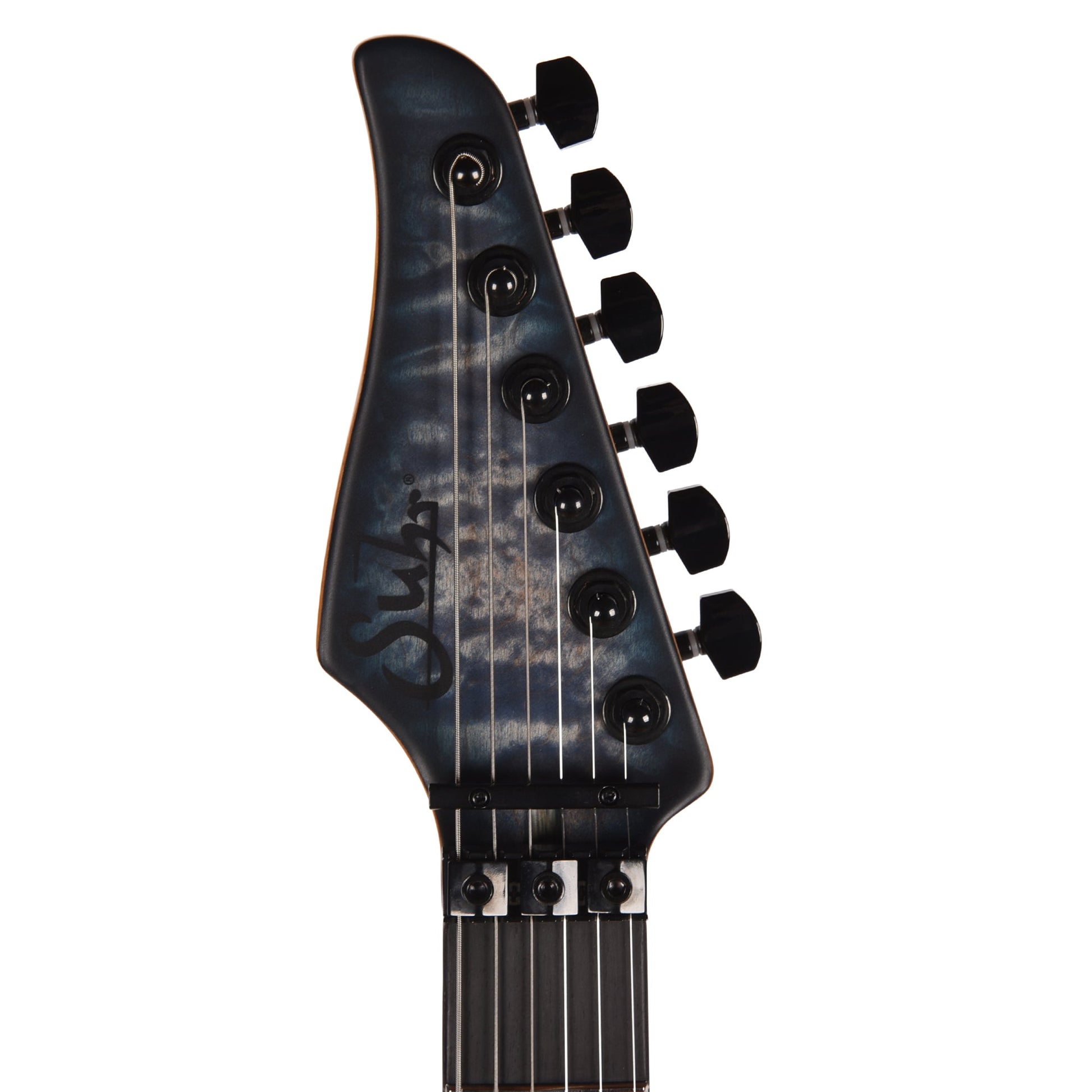 Suhr Custom Modern Faded Trans Whale Blue Burst w/CME-Selected Quilt Maple Top