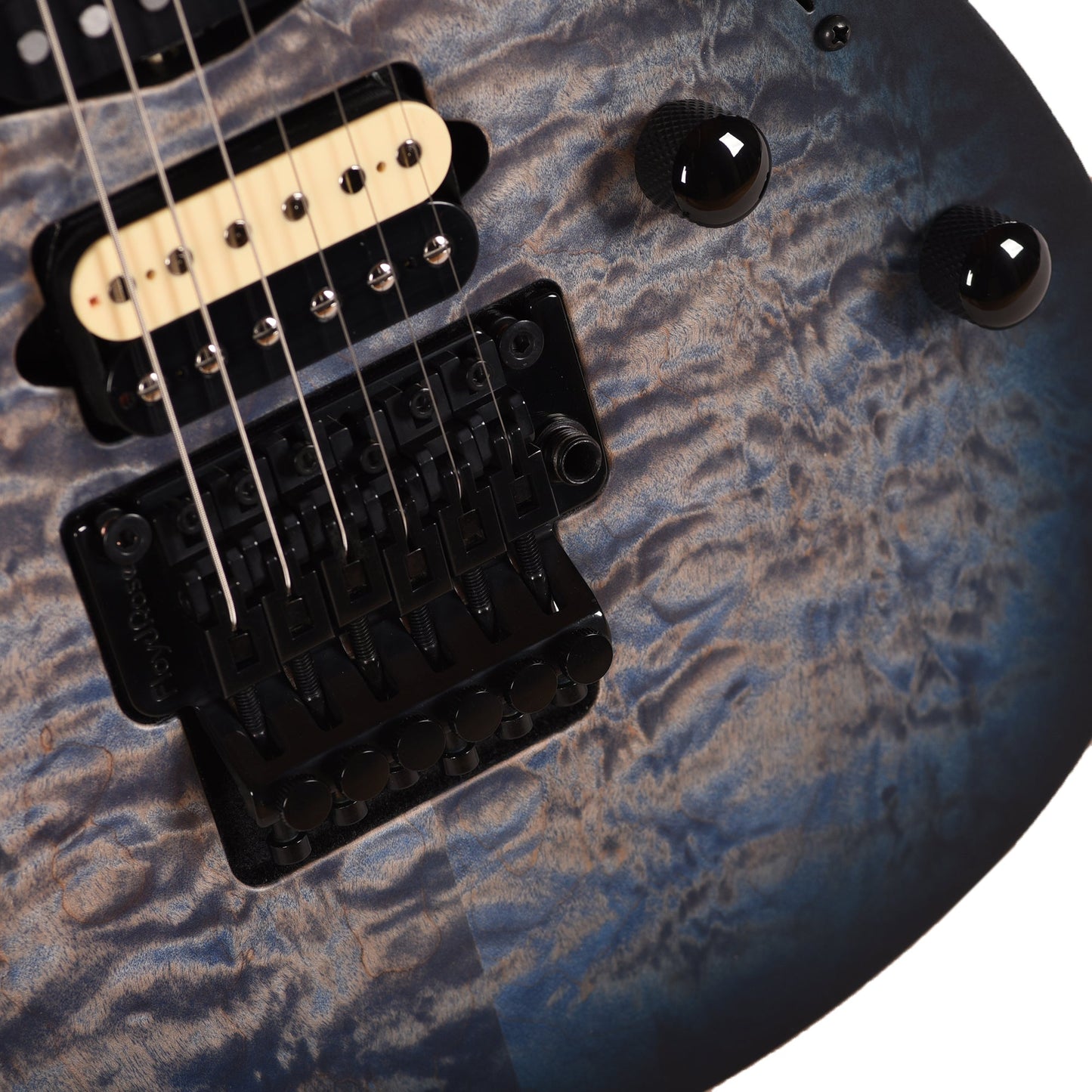 Suhr Custom Modern Faded Trans Whale Blue Burst w/CME-Selected Quilt Maple Top