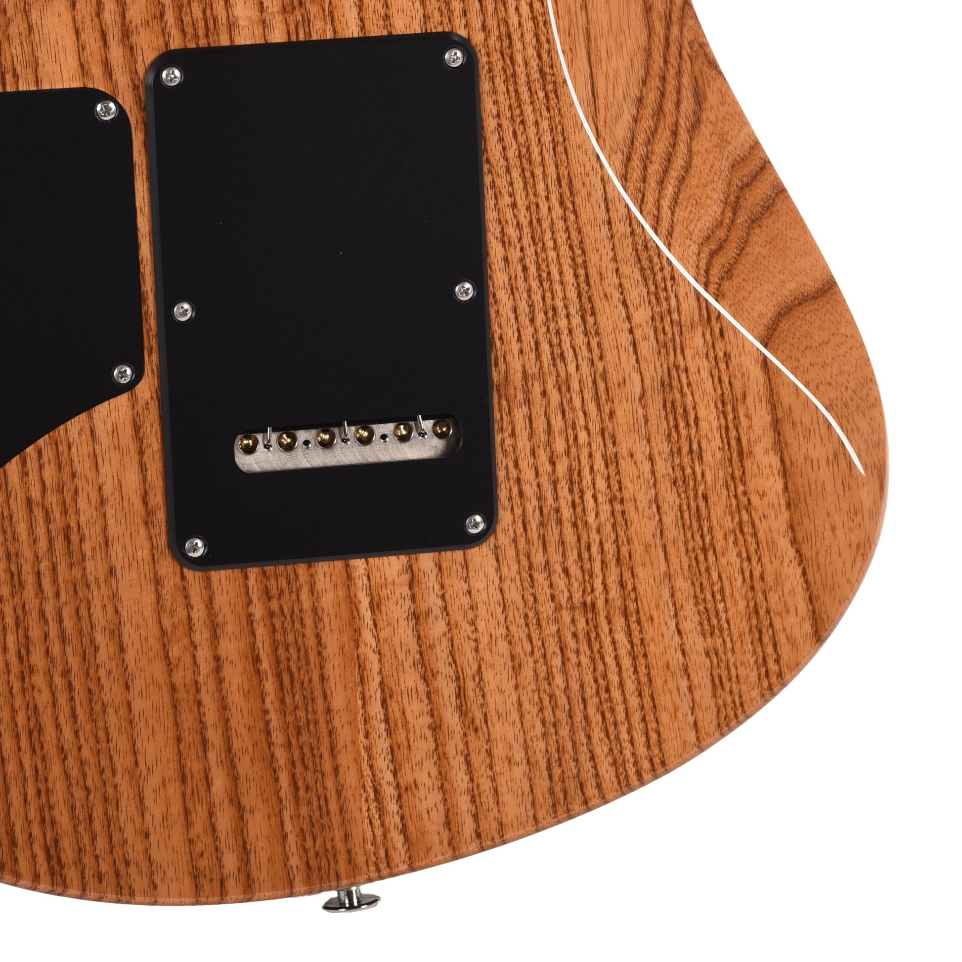 Suhr Custom Modern HSH Spalted Maple/Mahogany Dark Brown Burst w/Roasted Flame Maple Neck
