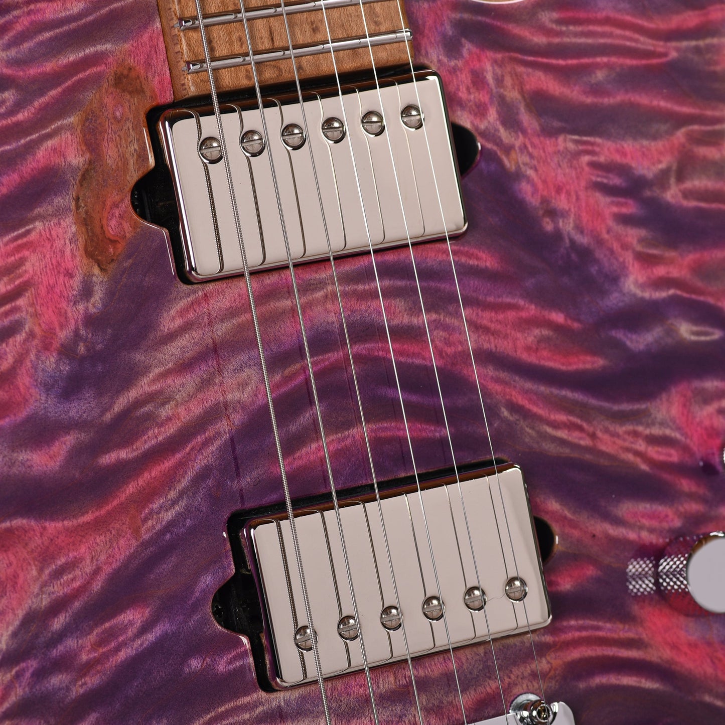Suhr Custom Modern Pink Algae w/CME-Selected Burl Maple Top