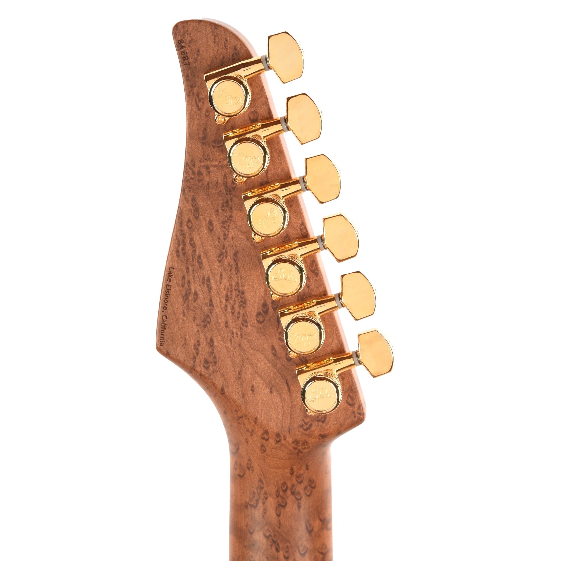 Suhr Custom Modern Pink Algae w/CME-Selected Waterfall Burl Maple Top