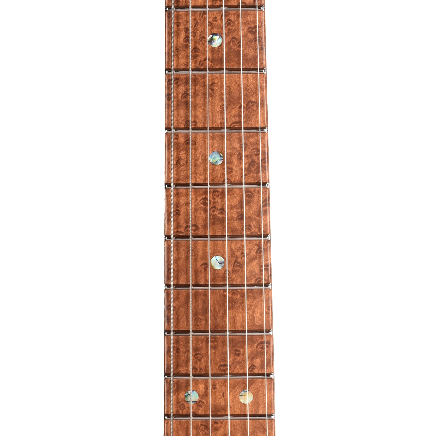 Suhr Custom Modern Pink Algae w/CME-Selected Waterfall Burl Maple Top