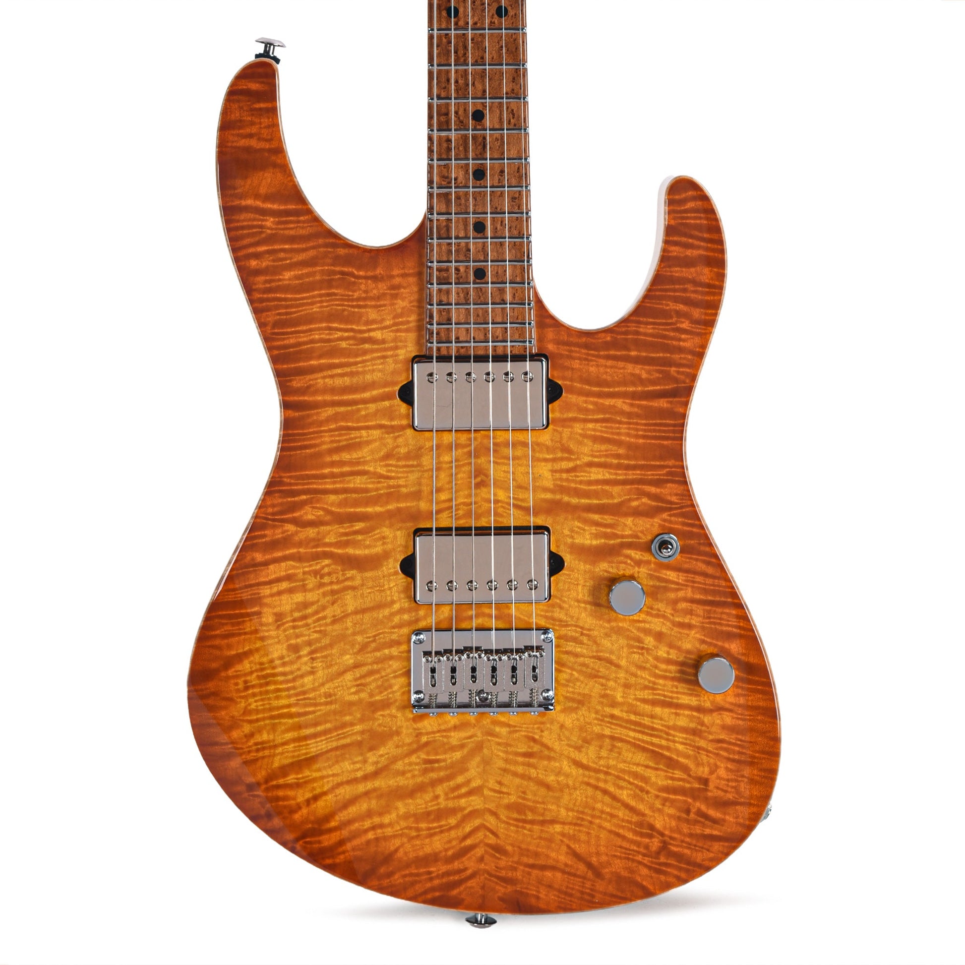 Suhr Custom Modern Set Neck Suhr Burst w/CME-Selected Angel Quilt Maple Top