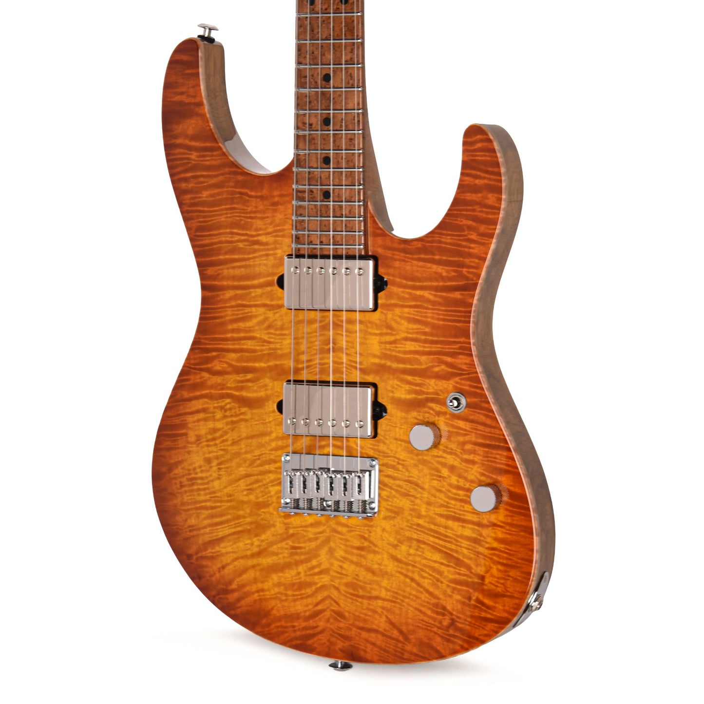 Suhr Custom Modern Set Neck Suhr Burst w/CME-Selected Angel Quilt Maple Top