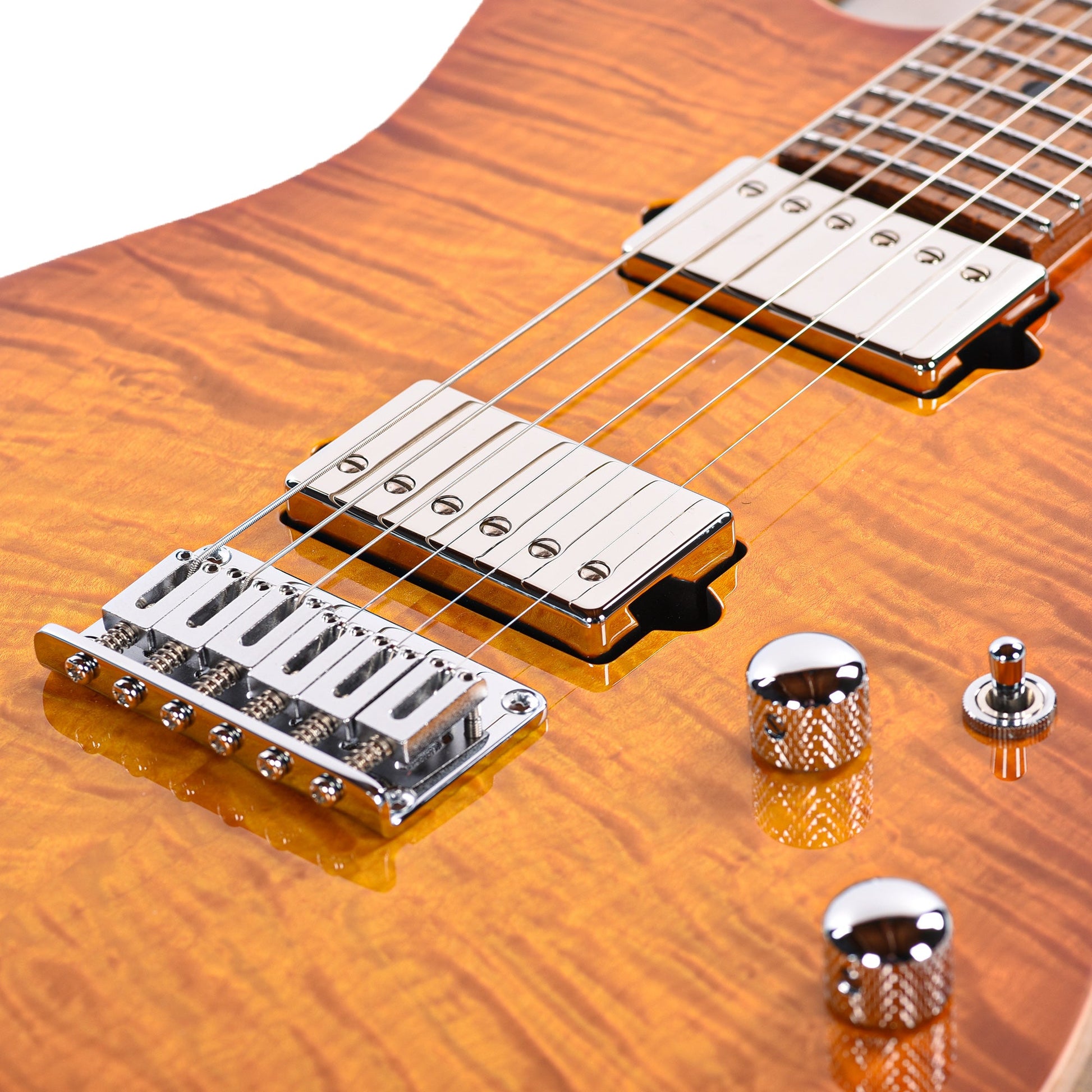 Suhr Custom Modern Set Neck Suhr Burst w/CME-Selected Angel Quilt Maple Top