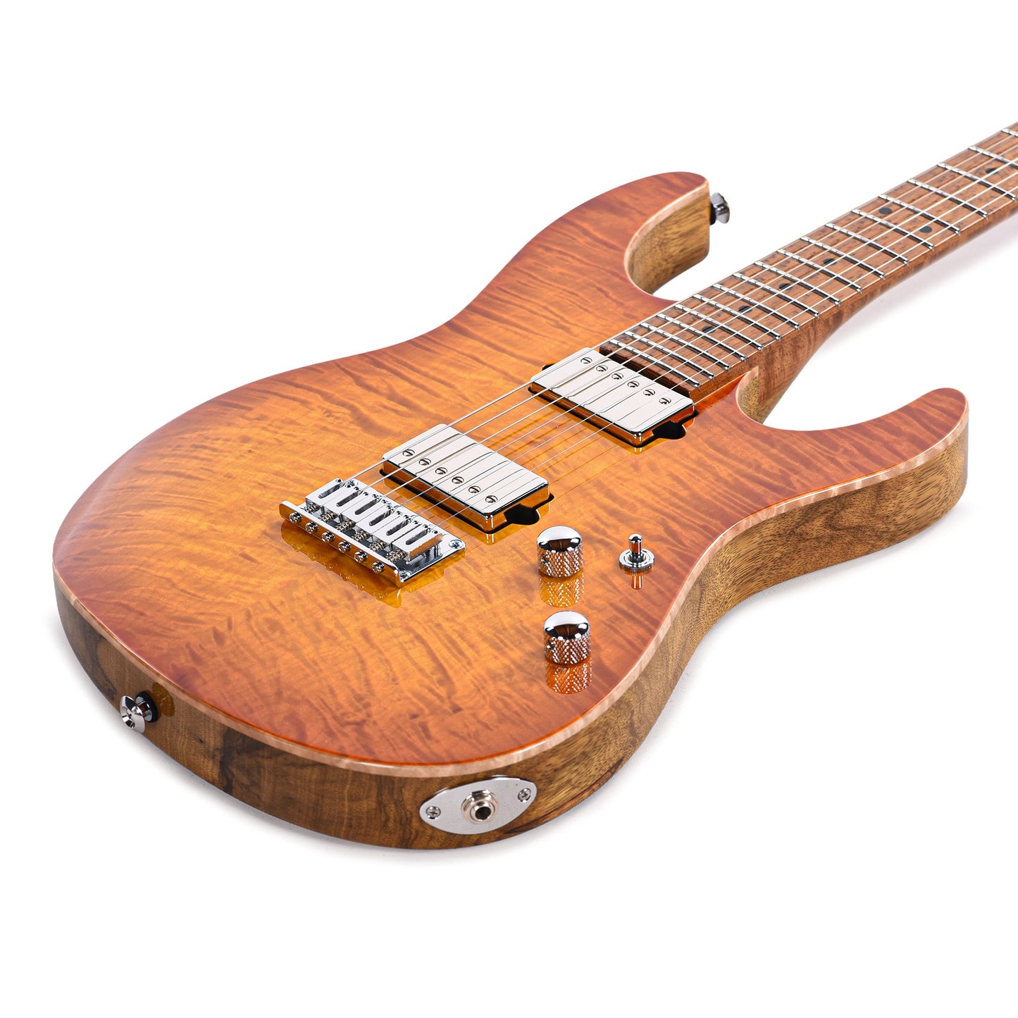 Suhr Custom Modern Set Neck Suhr Burst w/CME-Selected Angel Quilt Maple Top