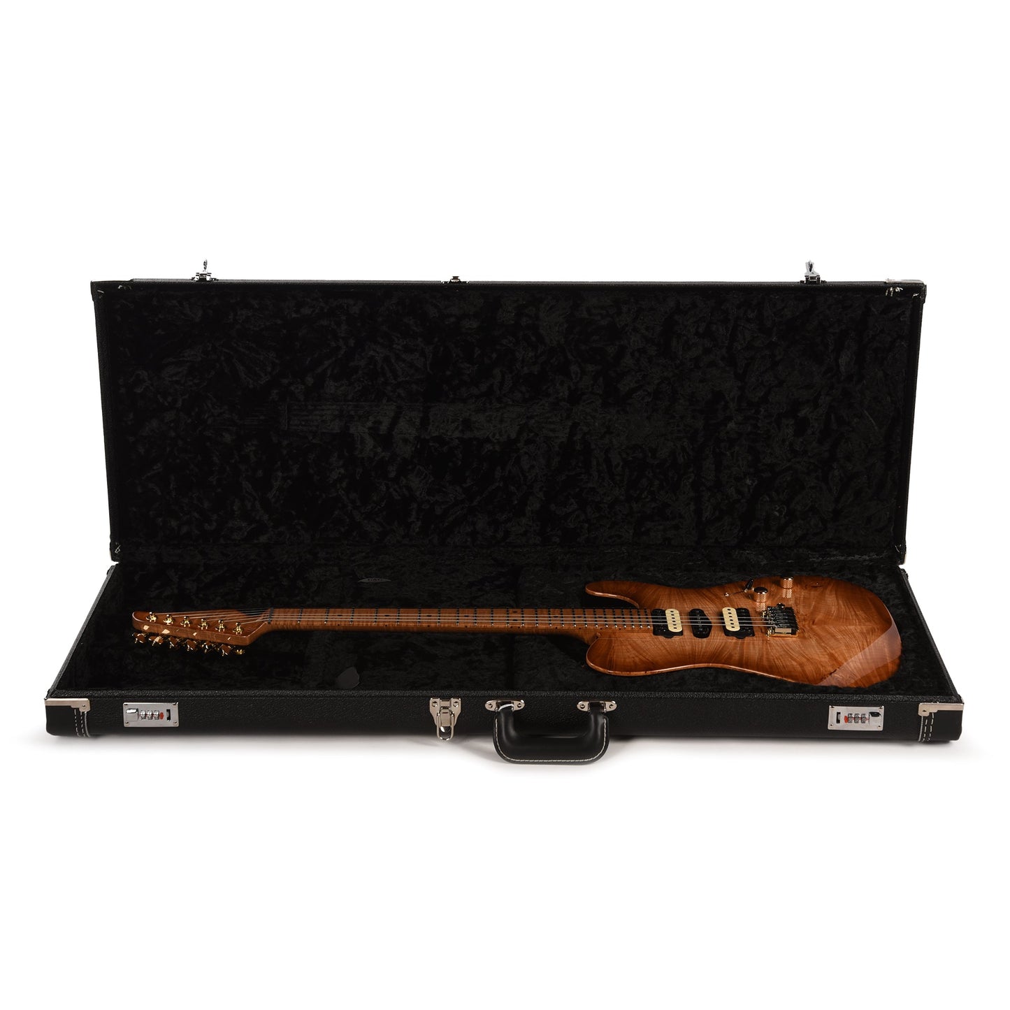 Suhr Custom Modern T Natural Burst w/CME-Selected Waterfall Burl Maple Top