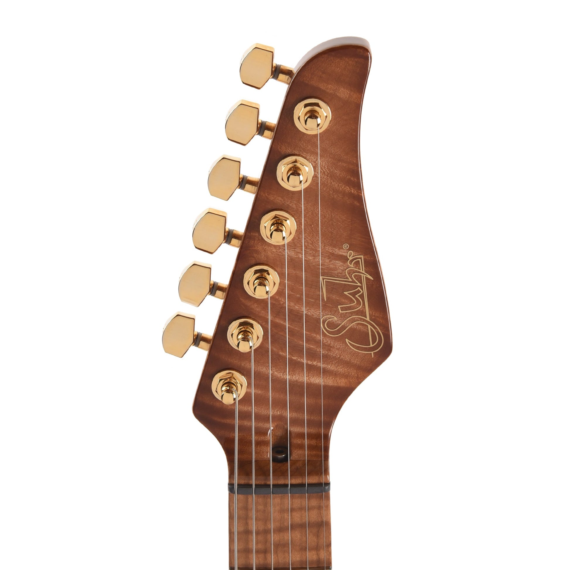 Suhr Custom Modern T Natural Burst w/CME-Selected Waterfall Burl Maple Top