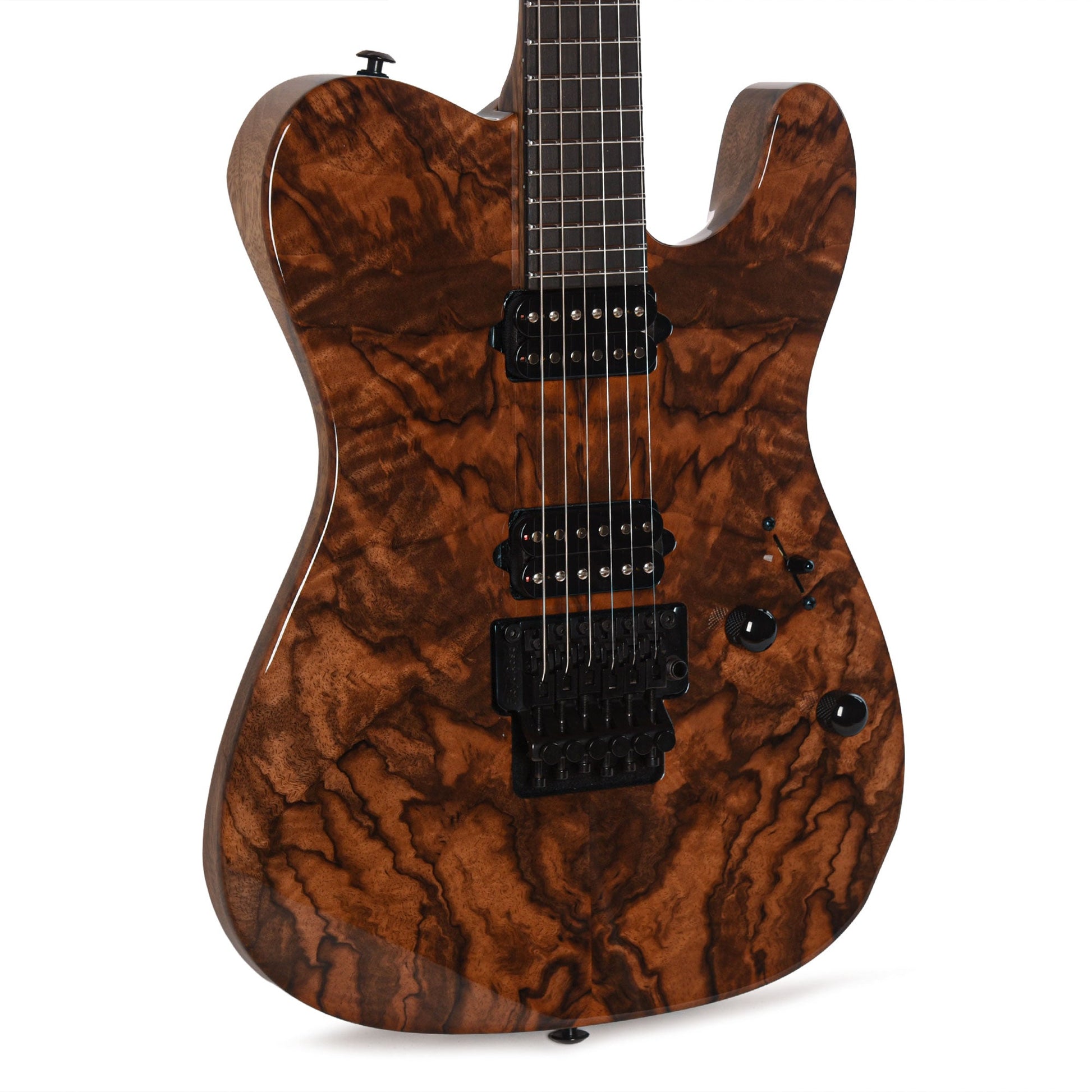 Suhr Custom Modern T Natural w/CME-Selected Figured Walnut Top