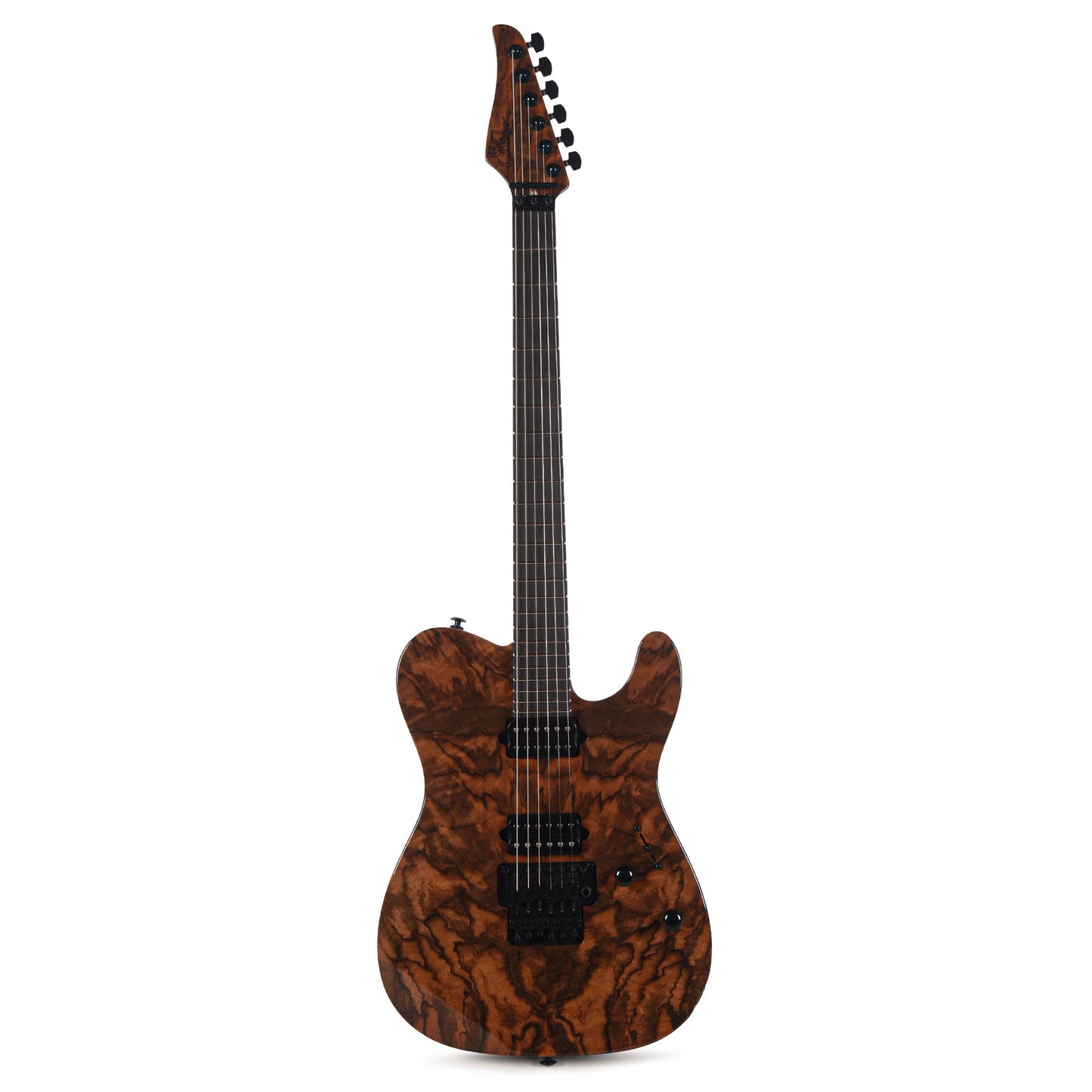 Suhr Custom Modern T Natural w/CME-Selected Figured Walnut Top