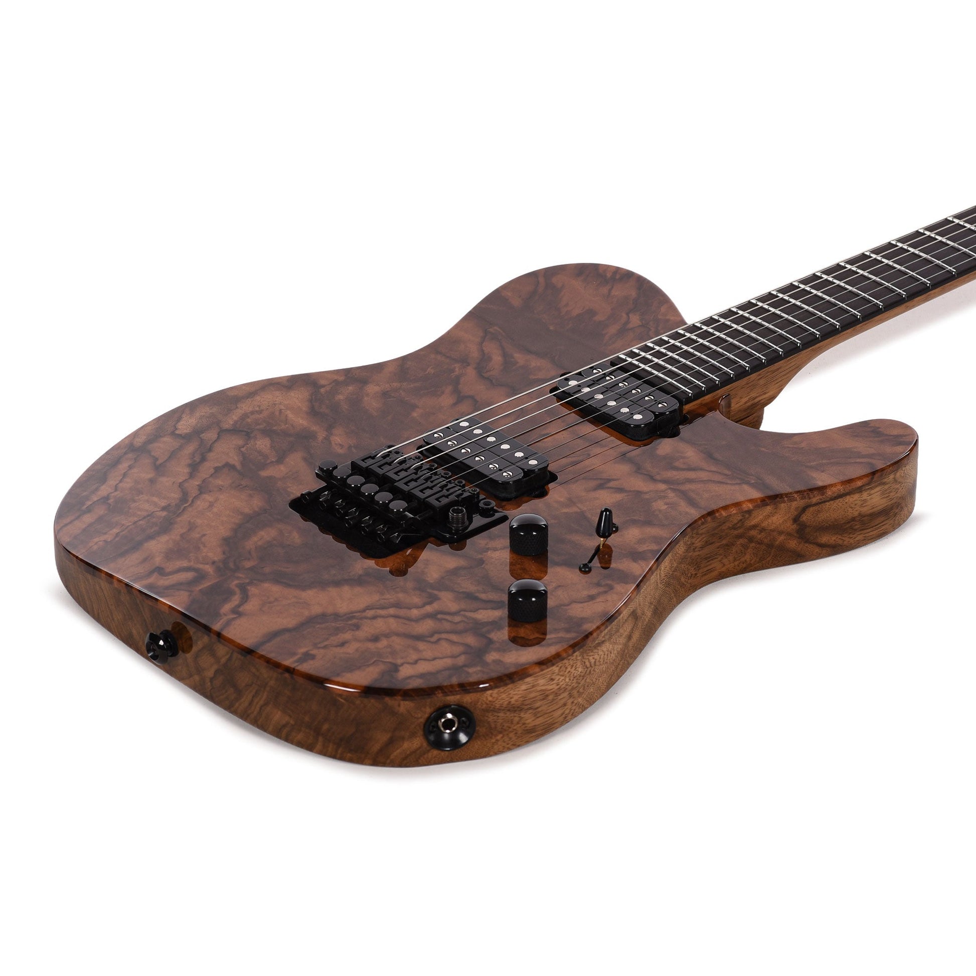 Suhr Custom Modern T Natural w/CME-Selected Figured Walnut Top